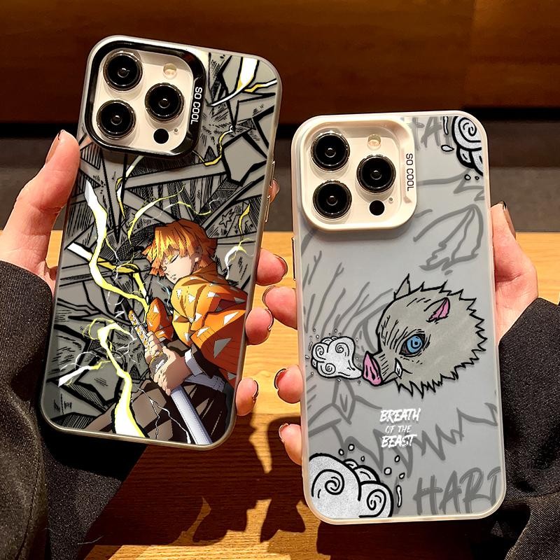 เคสดาบพิฆาตอสูรสําหรับ ไอโฟน 17 16 15 14 13 12 11 มือโปร สูงสุด เอ็กซ์อาร์ ปลอกกันกระแทกฝาครอบกันฝุ่น