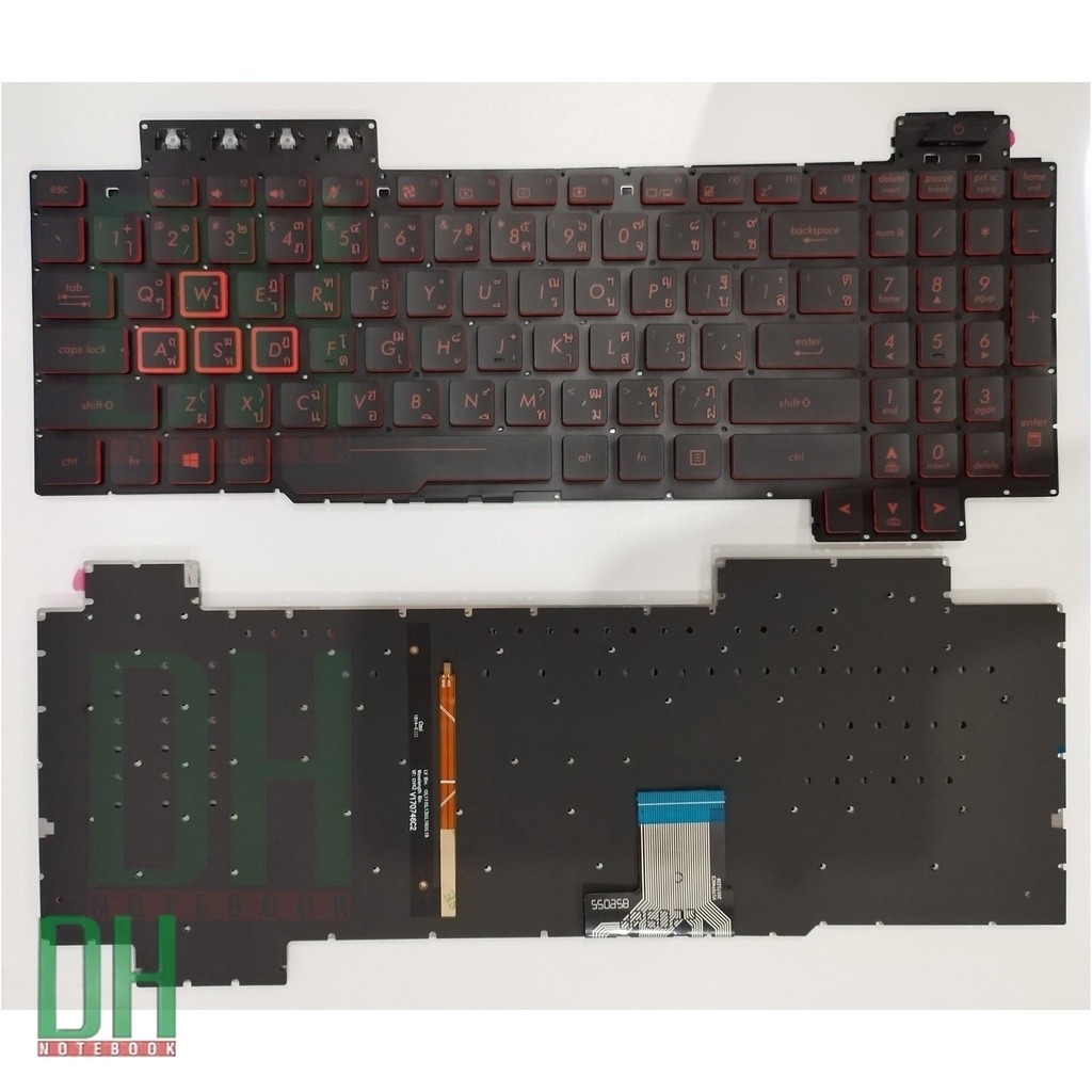 แป้นพิมพ์ คีย์บอร์ดโน๊ตบุ๊ค ASUS TUF Gaming FX705 Laptop Keyboard