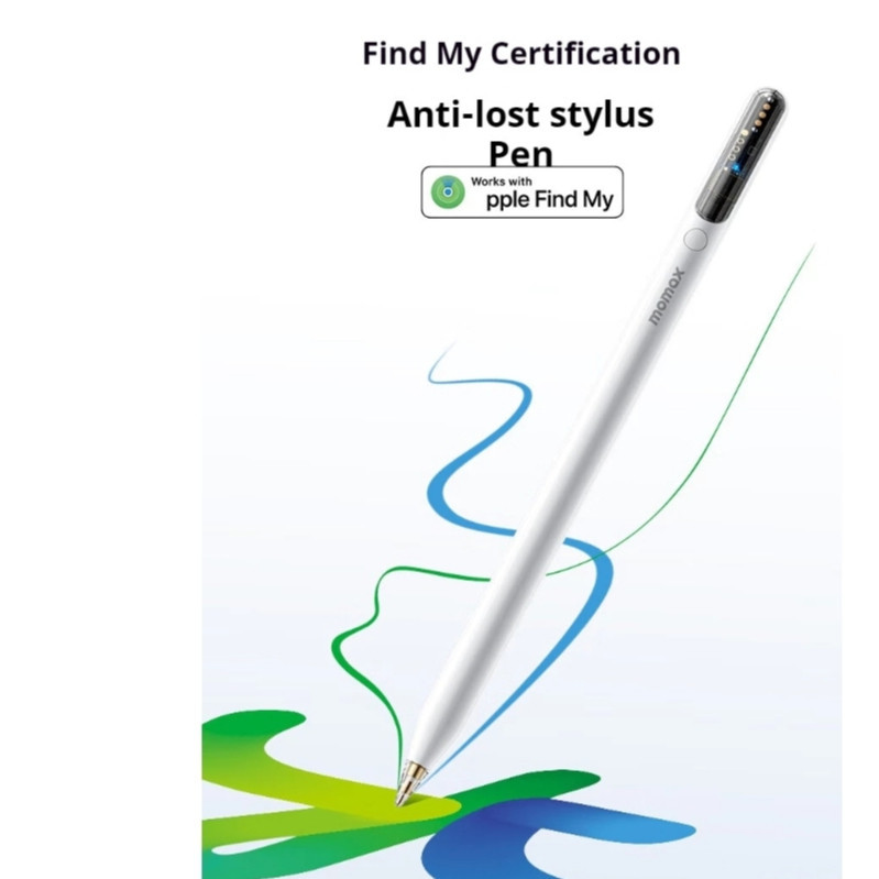 Momax ปากกาสไตลัส 1-Folio Flow USB-C Stylus Pen for iPad with Apple Find My