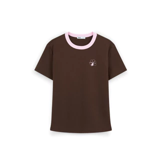 AIIZ (เอ ทู แซด) - AIIZ เสื้อยืดผู้หญิงแขนสั้นแต่งขอบคอต่างสี AIIZ Women’s Ringer T-Shirt