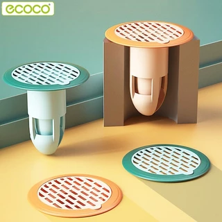 Ecoco ชุดฝาปิดท่อระบายน้ำ ดักจับสิ่งสกปก ที่กรองเศษอาหาร ที่กรองเศษขยะ ป้องกันเศษอาหารอุดตัน กันกลิ่นเหม็น ที่ปิดท่อน้ำ