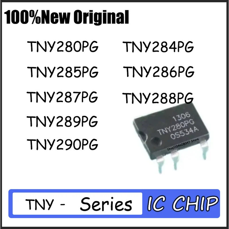 1-5PCS TNY280PG TNY284PG TNY285PG TNY286PG TNY287PG TNY288PG TNY289PG TNY290PG DIP-8 ชิป ic