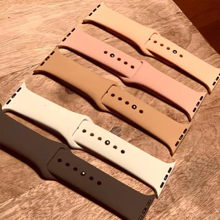สายซิลิโคนอ่อน for IWatch Ultra 3 2 SE 3 2 Smart Watch Series 11 10 9 8 7 6 5 4 3 49 46 45 44 42 41 38มม. สายยางเปลี่ยน
