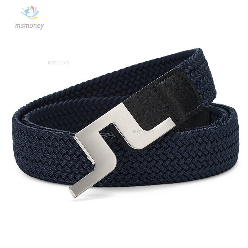เข็มขัดกอล์ฟผู้ชายผู้หญิงแฟชั่น All-Match เข็มขัดกีฬาผู้ชาย Braided B
