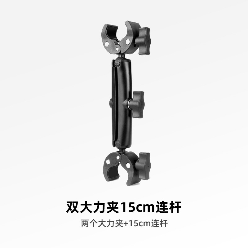 โกโปร/360x4กล้องกีฬาโทรศัพท์มือถือรถจักรยานยนต์รถยนต์ไฟฟ้าขี่คลิปที่แข็งแกร่งยึดคลิปสองหัว