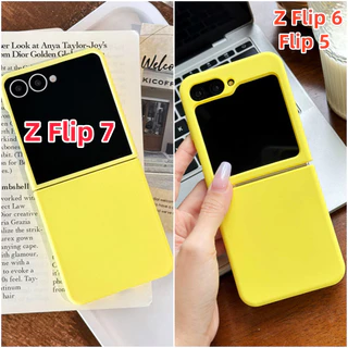 Slim Liquid Silicone Flip Case Samsung Galaxy Z Flip 7 Z Flip 6 Z Flip 5 ซับไมโครไฟเบอร์แบบนุ่มสีลูกกวาดกันกระแทก