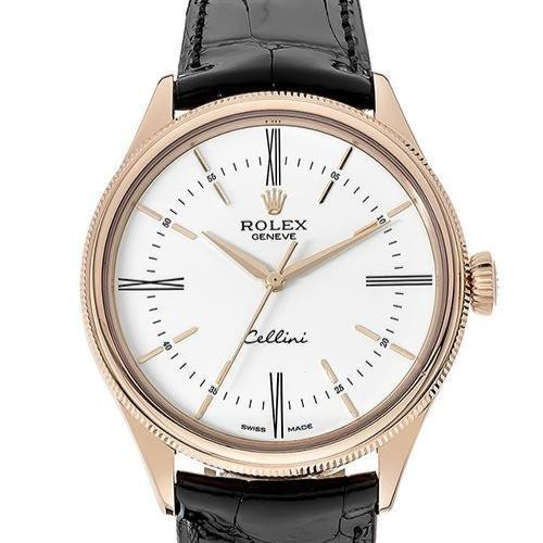 Rolex Cellini Series 39mm Automatic Mechanical Business Mens Watch 50505