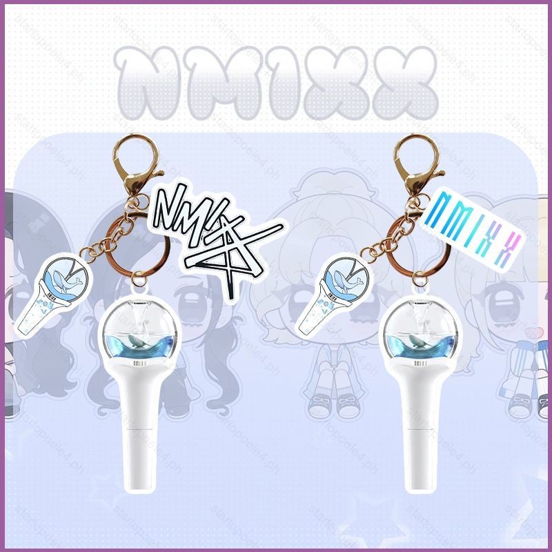 NMIXX พวงกุญแจอะคริลิครองรับจี้ HAEWON LILY กระเป๋าอุปกรณ์เสริมดาว Periphery