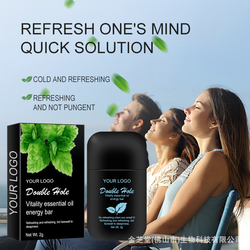 2 ชิ้น Cross-Border Mint Energy Bar Mint Energy Bar สดชื่นขับรถความยากอาญาไล่ยาง