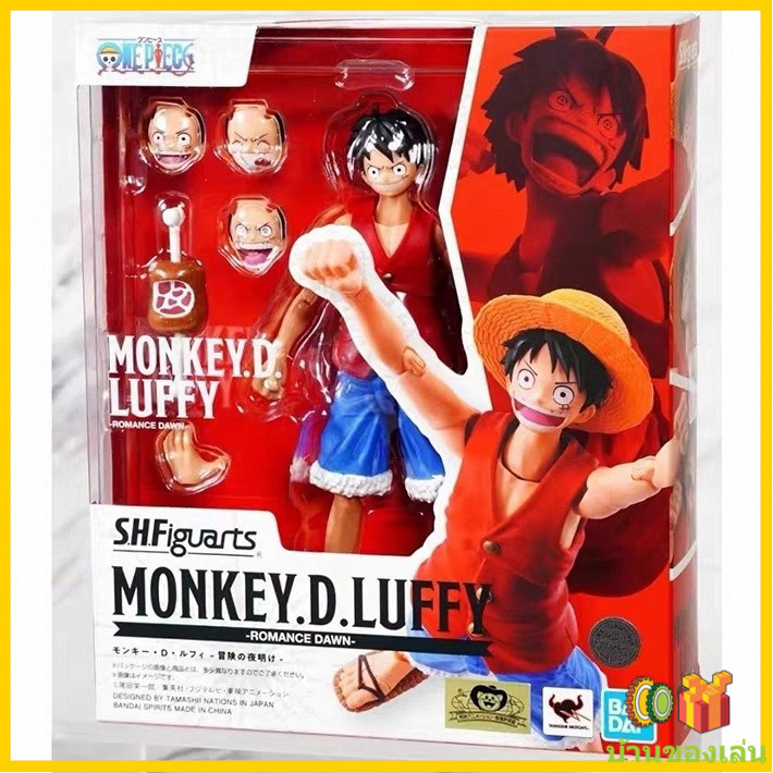 ในสต็อก/Bandai ของแท้ SHF Monkey D Luffy Adventure Dawn One Piece One Piece Can Do It
