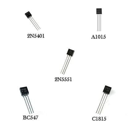 (KB) TRANSISTOR 2N5401 A1015 2N5551 BC547 C1815