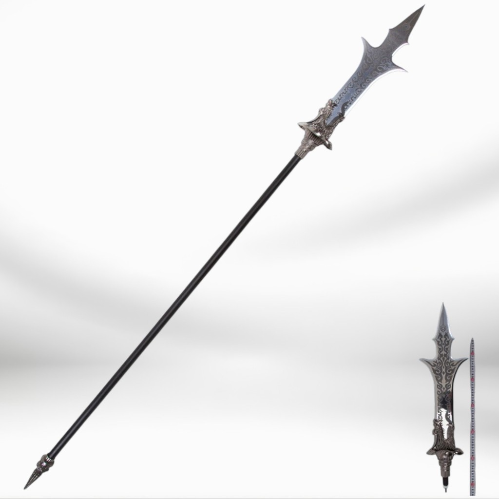 [Pre Order] มัดจำ อาวุธโลหะ 198cm 3.5kg หอกสามแฉกของหยางเจี้ยน เรื่อง WU KONG ราคาเต็ม 3000 บาท
