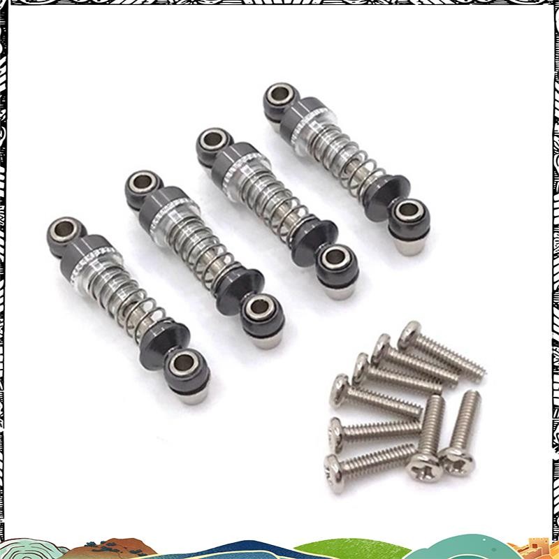 Damper โลหะ 4 ชิ้นสําหรับ  284131 K969 K979 K989 K999 P929 P939 1/28 RC รถอะไหล่อัพเกรด