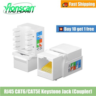 Vionscan Cat5e Cat6 Keystone Jack, RJ45 Keystone Jack, Cat6 …