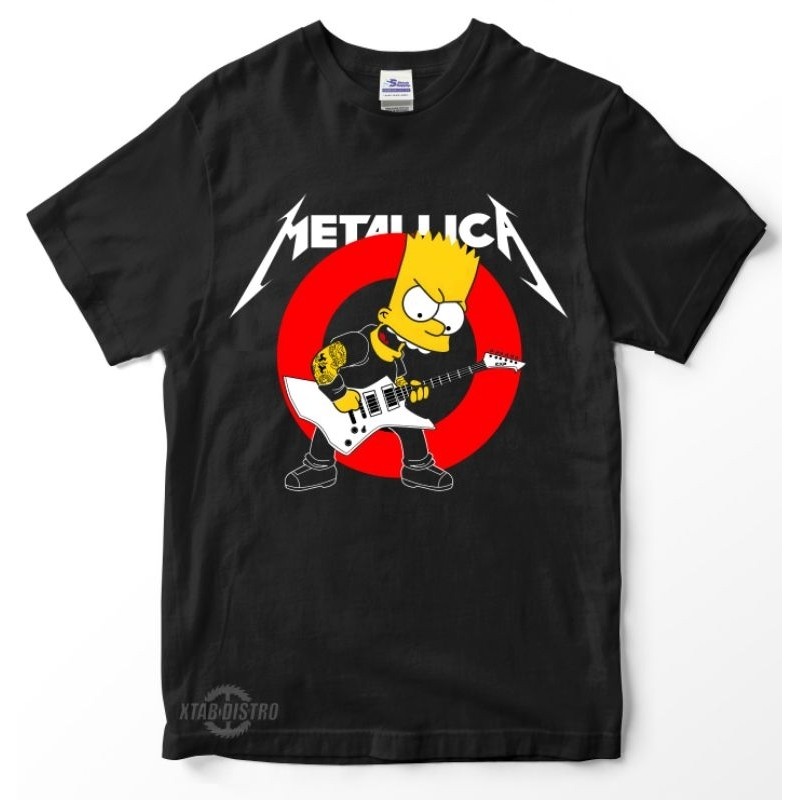 เสื้อยืดพิมพ์ลาย Metallica SIMPSONS Justice คอกลม แขนสั้น ผ้าฝ้าย ยูนิเซ็กซ์