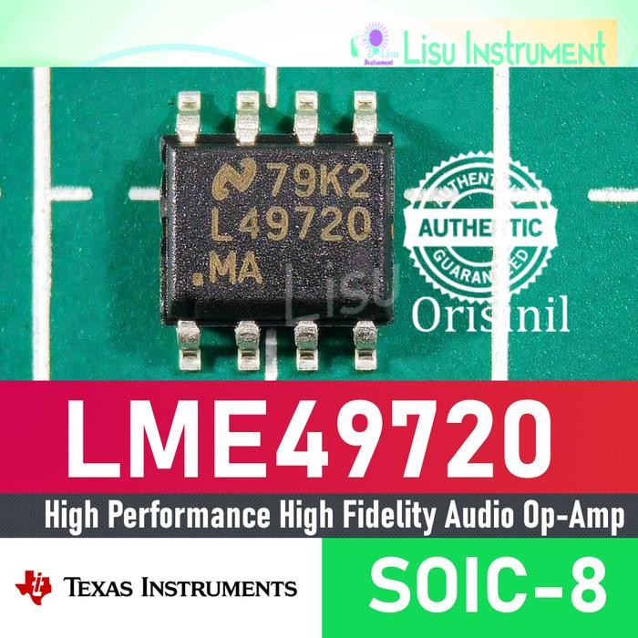 LME49720 เสียง Fidelity ประสิทธิภาพสูง Op-Amp LME 49720NA SOIC-8 TI
