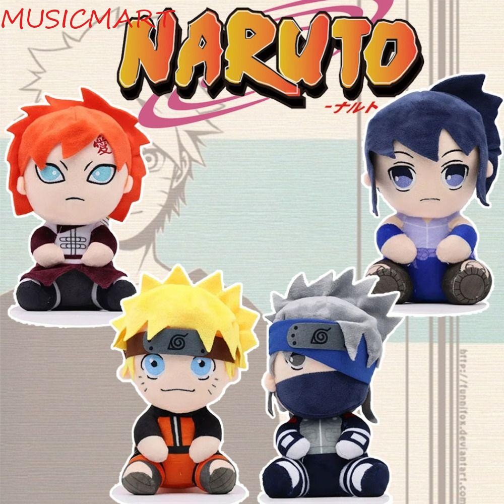 MUSICMART Naruto Plush Doll, Uchiha Itachi อะนิเมะญี่ปุ่น Kakashi Plush Toy, Creative หมอนน่ารักอะนิ