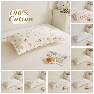 ผ้าฝ้าย 100% ปลอกหมอน คิตตี้ Crayon Shin-chan pillowcase ดินสอสีชินจัง 30*50 ซม. 40*60 ซม.48*74 ซม.