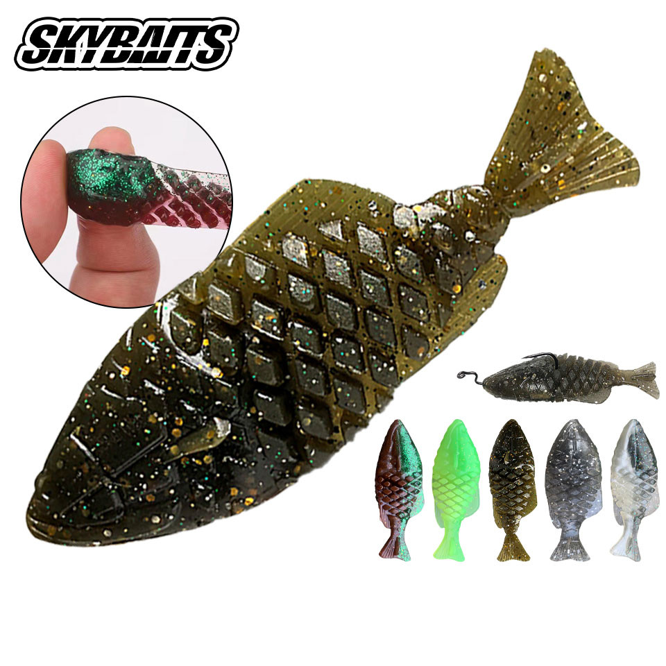 SKYBAITS1 Piece 4.8g/12.5g Crucian Carp Soft Bait - เหยื่อตกปลาจมสําหรับเบสปลาเทราท์ Snakehead