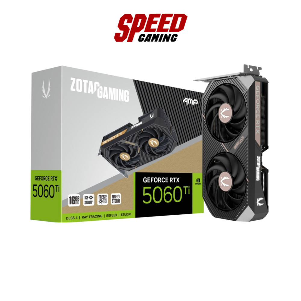 ZOTAC GAMING NVIDIA® GeForce RTX™ 5060 Ti 16GB AMP VGA Card (การ์ดจอ) | By Speed Gaming