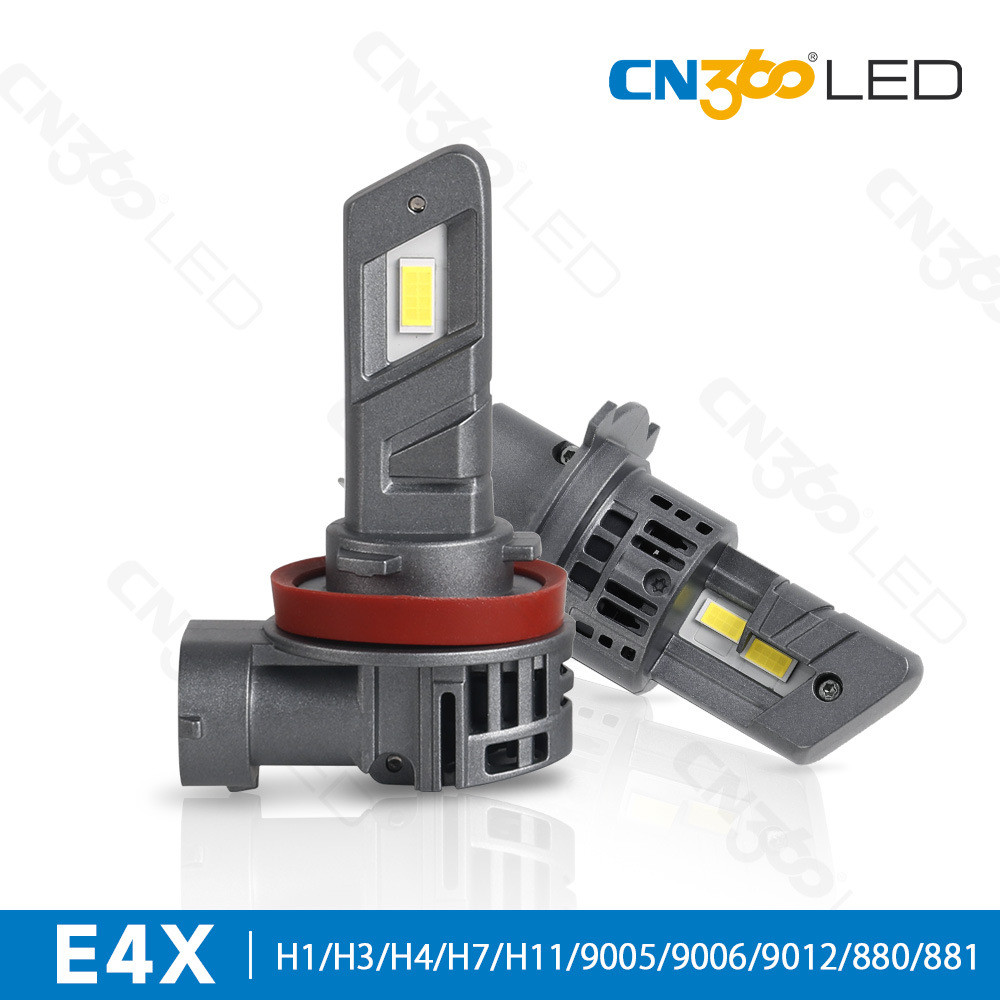 cn360 E4X款52W直插式led车灯大功率H1H4H7H11汽车大灯远近光一体