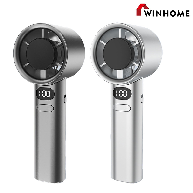 พัดลมเทอร์โบไฟฟ้า ขนาดเล็ก ความเร็ว 120 ระดับ ชาร์จ USB แบบพกพา ความเร็วสูง สามารถปรับได้ เหมาะกับกลางแจ้ง