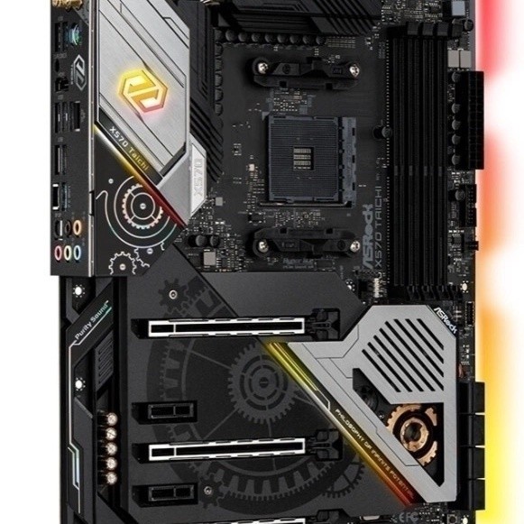 ASRock X570 Taichi AMD4 Sharp Dragon 3800X5700G5950Xcpu Taichi เมนบอร์ด d4 หน่วยความจํา