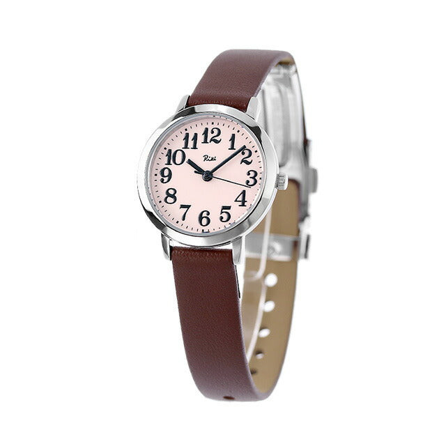 JDM WATCH ★ Seiko ALBA Riki Quartz Watch Brand Ladies ALBA Riki AKQK409 Analog Pink Brown Souvenir G