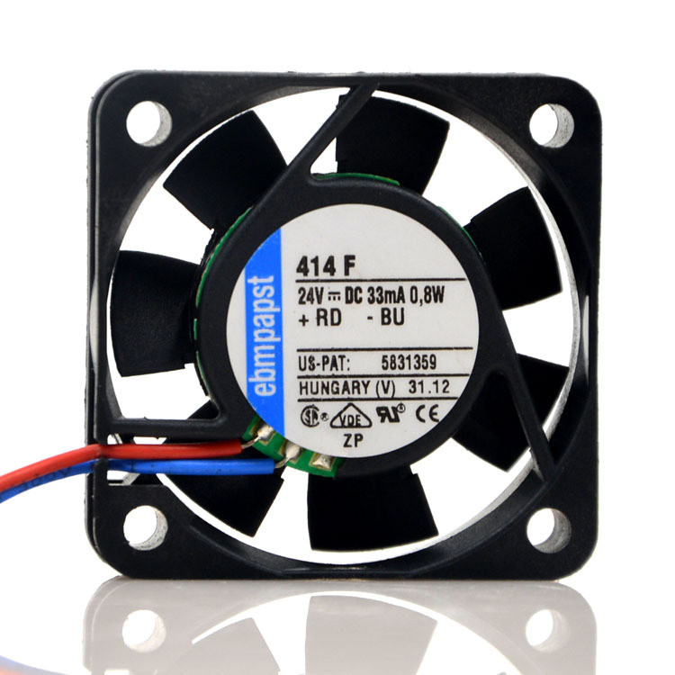 เยอรมันเดิมแท้ TYP 414F 414FH 24V 0.8 W/0.9 W อินเวอร์เตอร์พัดลมระบายความร้อน 4010