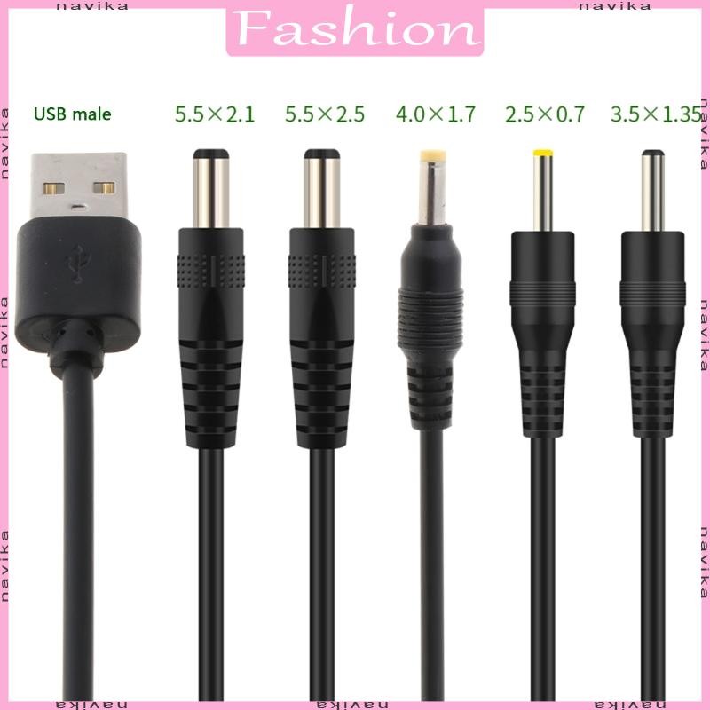 NAV 0 5 1m USB สําหรับ DC Line USB สําหรับ DC 5 5x2 1 มม.5 5x2 5 มม.3 5x1 35 มม.4 0x1