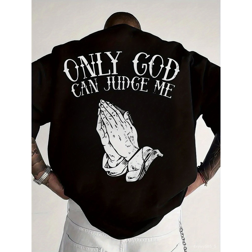 [พร้อมส่ง] เสื้อยืดพิมพ์ลายผู้ชาย เสื้อคอกลมทันสมัยและสวมใส่สบาย ชุดใส่กลางแจ้งฤดูร้อนสำหรับผู้ชาย สีดำและสีขาว S-3XL