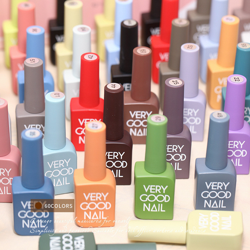 (เบอร์1-60) เวรี่กู้ดเนล very good nail แยกขวด เบสท็อปยาทาเล็บ สีเจล เล็บเจล top coat สีเจล  แยกเบอร์ 60 สี
