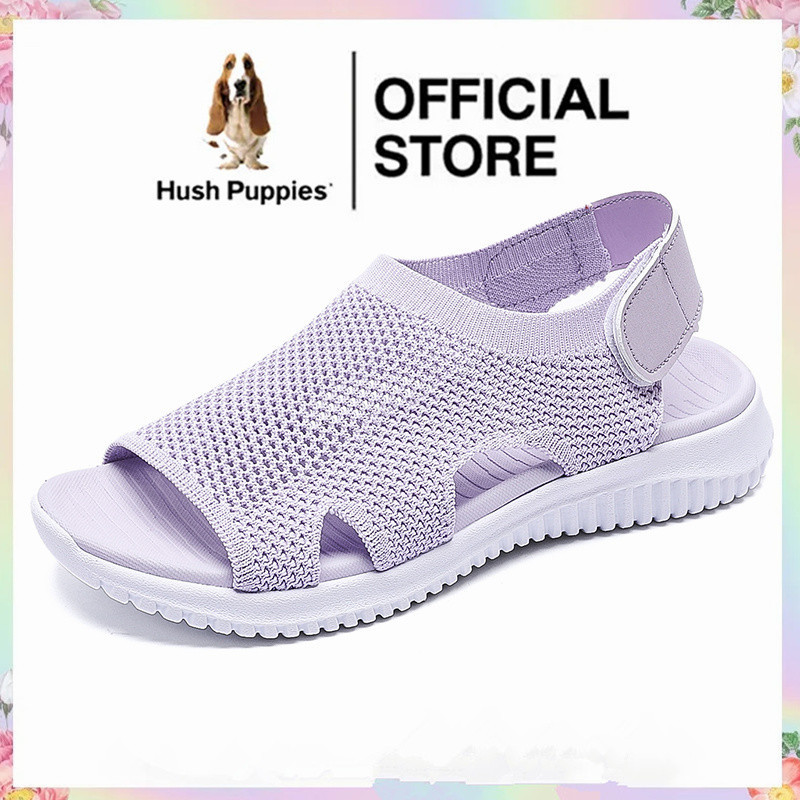 Hush Puppies รองเท้าโลฟเฟอร์ ส้นแบน แบบสวม สําหรับผู้หญิง