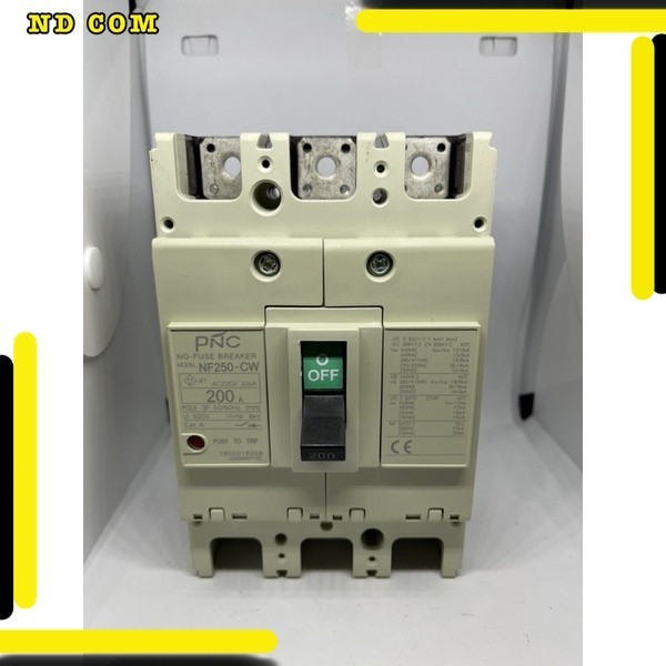 สุดคุ้ม! NF-250cw3p 200Aแบรกเกอร์ พร้อมส่งออกบิลได้ ออกบิลได้