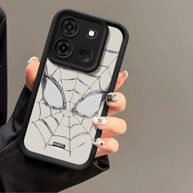 การ์ตูนการ์ตูน Graffiti เคสซิลิโคนนุ่ม Shock-proof กรณี Angel Eye เคสโทรศัพท์เหมาะสําหรับ Infinix Smart 7/X6515/Spark GO 2023/Tecno Pop 7/Tecno Pop 7 Pro