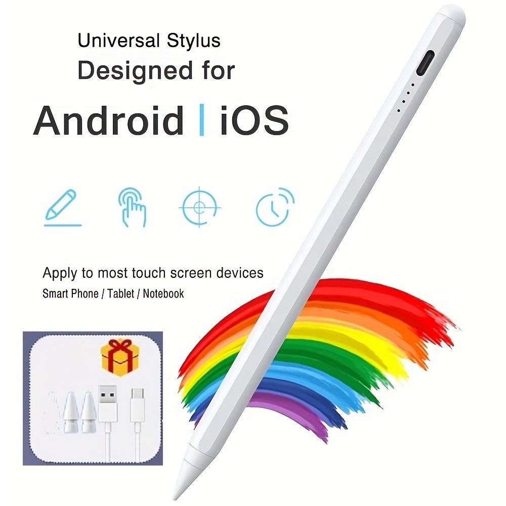 ปากกา Capacitive แบบแอคทีฟ Universal iPhone Stylus เหมาะสําหรับ ipad Android โทรศัพท ์ แท ็ บเล ็ ตสไตลัส