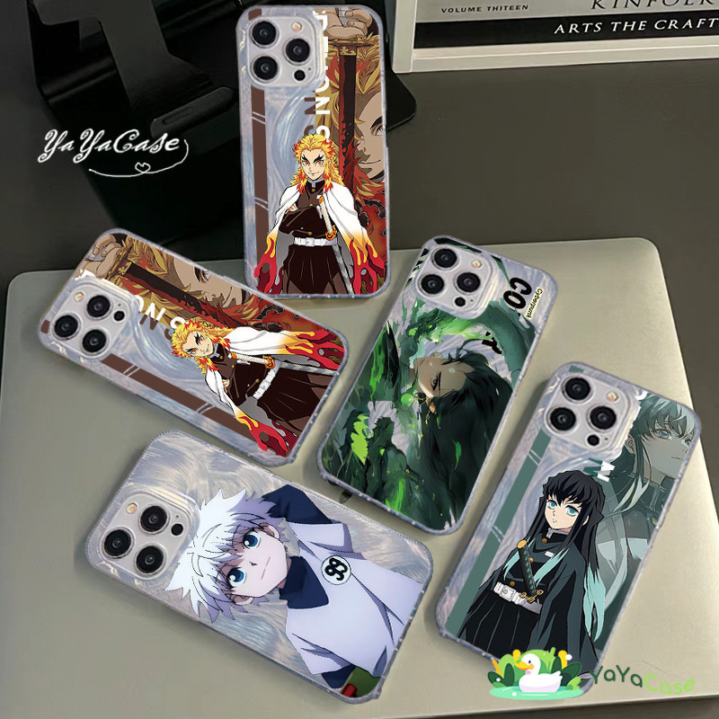สำหรับ iPhone11 13 Case For เคสไอโฟน15 14 12 Pro Max X XR XS MAX 7 8 14 15 Plus ตลก นักดาบ ขั้นสูง โฮโลแกรม3D เงิน เคส