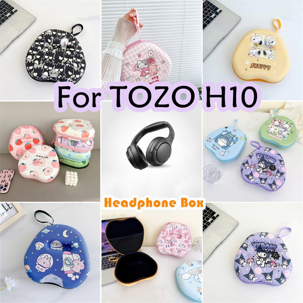 imamura สําหรับ TOZO H10 เคสหูฟังสไตล์ฤดูร้อนการ์ตูนชุดหูฟังกระเป๋าเก็บปลอกกล่อง
