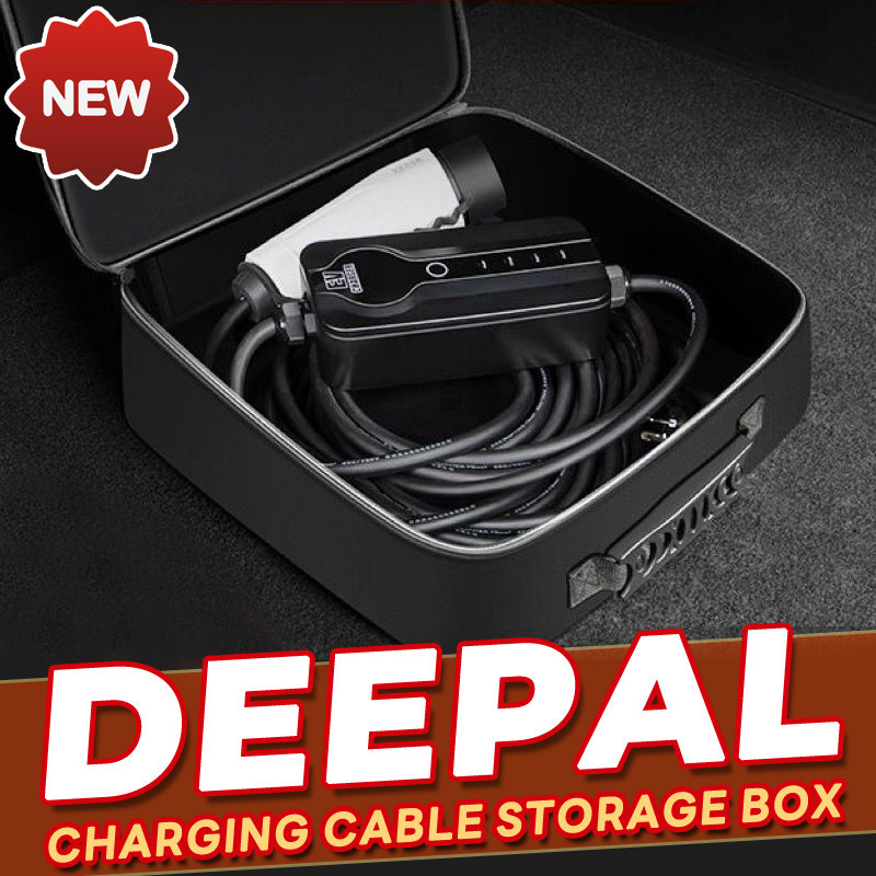 เหมาะสําหรับ changan deepal S07 L07 changan สีน้ําเงินเข้ม S7 ภายในรถเฉพาะผลิตภัณฑ์การปรับเปลี่ยนอุปกรณ์เสริมรถชาร์จปืนถุงเก็บสายเคเบิลป้องกันกระเป๋ากันน้ํากล่องเก็บ