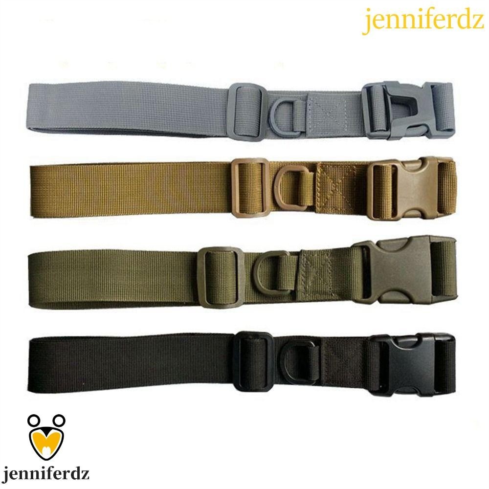 Jenniferdz เข็มขัดคอมแบท สไตล์กองทัพ ปลดเร็ว สายรัดเอว เข็มขัดทนทาน เข็มขัด Molle กระเป๋าหลายช่อง ไนลอน สายรัดคงที่ ตั้งแคมป์ เดินป่า