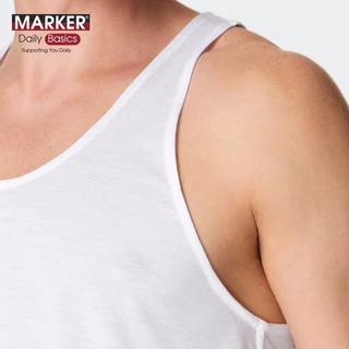 [แพ็ค 3ตัว] MARKER® เสื้อกล้ามผู้ชายสีขาว / 098