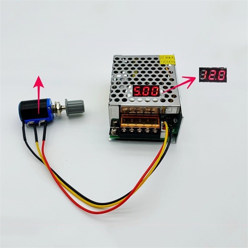 ❂Digital display adjustable DC regulated 0-12V 2A 0-24V 1A 0-36V 0.7A 25W switch power supply