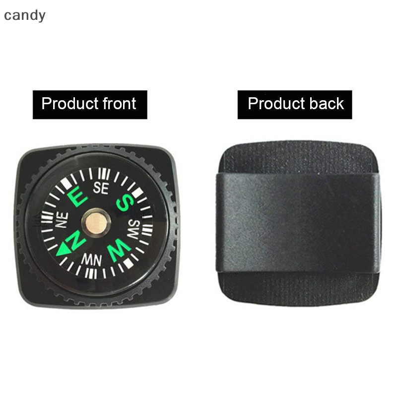 Ndy มินิสายรัดข้อมือเข็มทิศแบบพกพาที่ถอดออกได้เข็มทิศกลางแจ้งตั้งแคมป์เดินป่าท่องเที่ยวฉุกเฉินอยู่รอดนําทางเครื่องมือ N