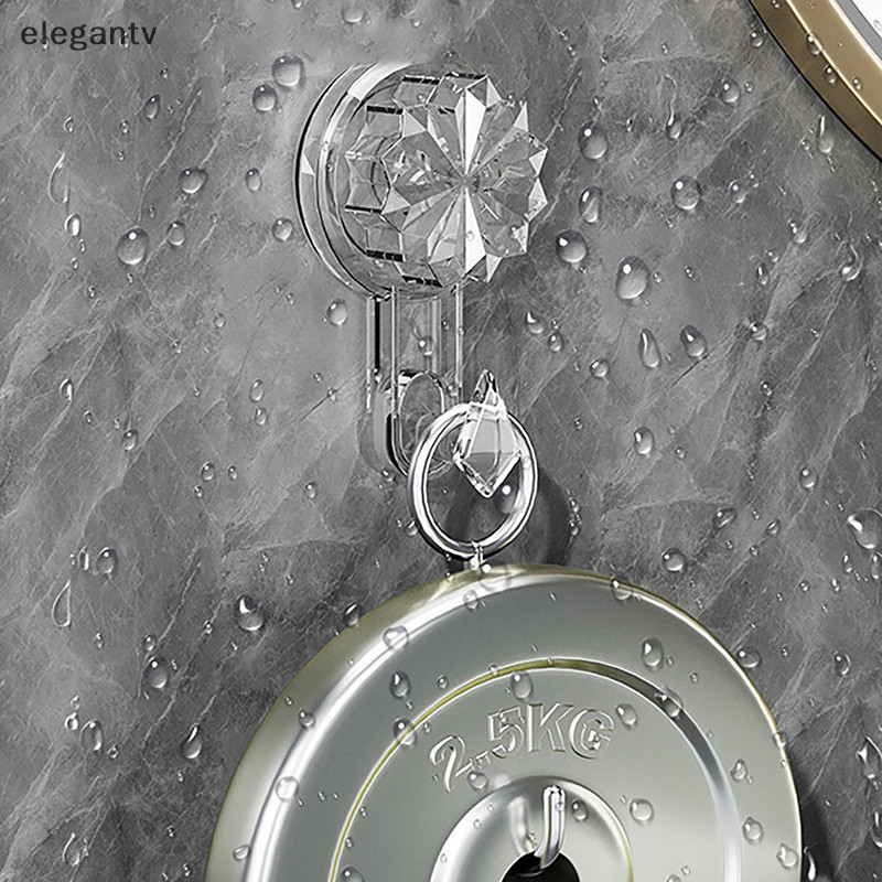 Egn Strong ดูดถ้วย Hook Reusable Heavy Duty สูญญากาศดูดถ้วยแก้ว Hook Window Wall ห้องครัวห้องน้ํา Hook สําหรับผ้าเช็ดตัว N ราคา ถูกที่สุด ดีลบีเคเค แกลเลอรีภาพที่ 3