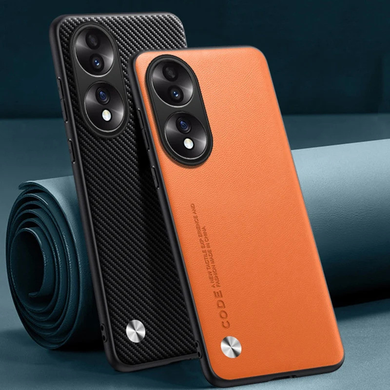 หรูหรา PU หนังสําหรับ Honor 70 ปกหลัง Matte ซิลิโคนกันกระแทกป้องกันเคสโทรศัพท์สําหรับ Honor 70 5G Honor70