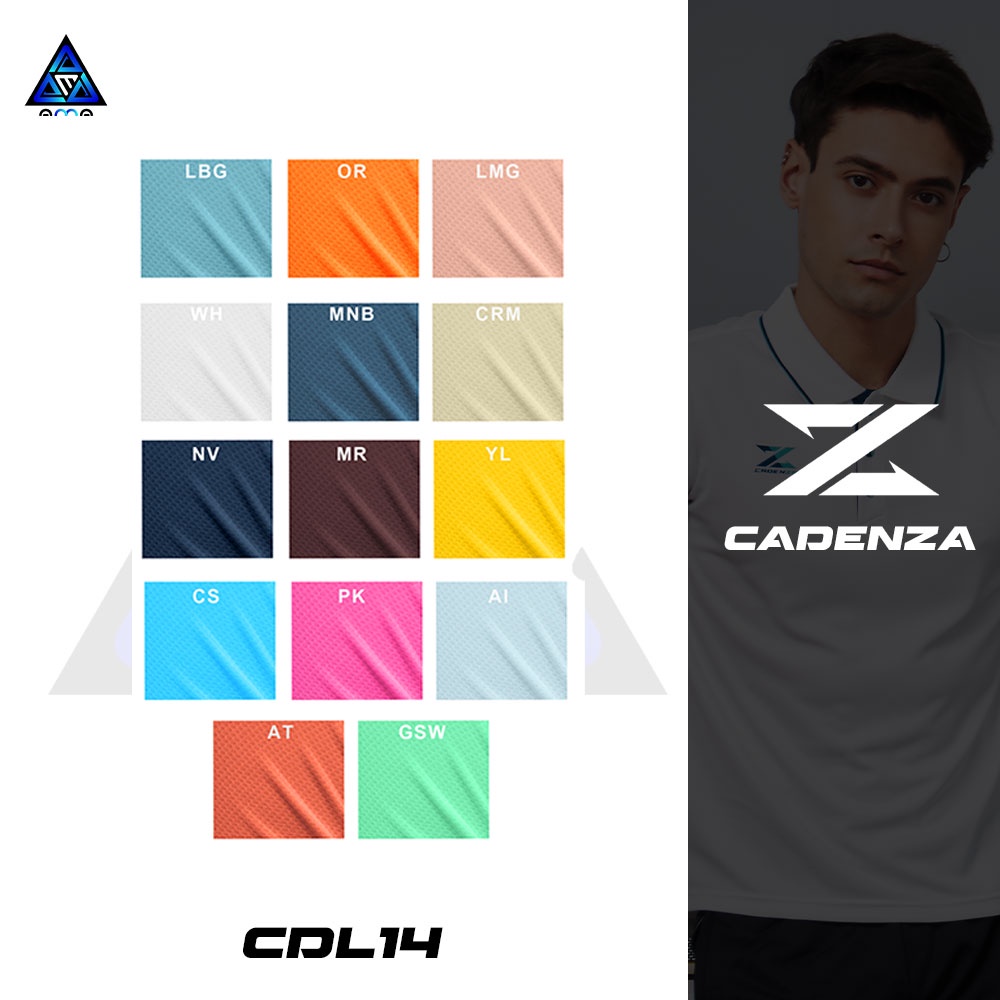 เสื้อโปโล POLO เสื้อโปโลคาเดนซ่า CADENZA (CDL-14) ไซส์ชาย แท้100%