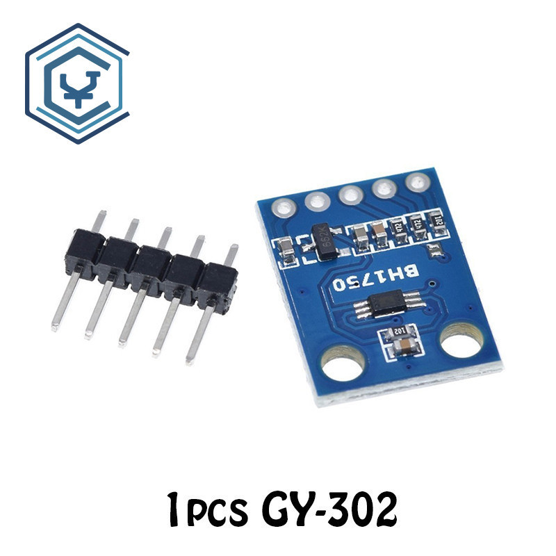 1PCS/2PCS GY-302 BH1750 BH1750FVI โมดูลความสว่างความเข้มแสงสําหรับ Arduino Light Intensity Illuminan