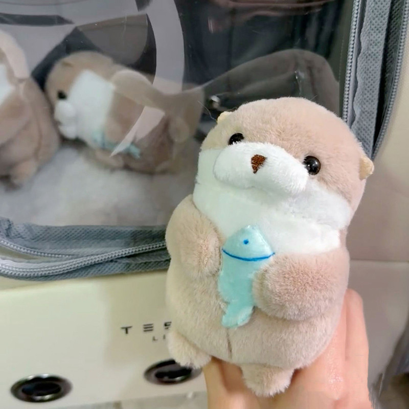 น่ารักนากปลาตุ๊กตาพวงกุญแจการ์ตูนตุ๊กตากระเป๋าจี้ของขวัญซัพพลาย