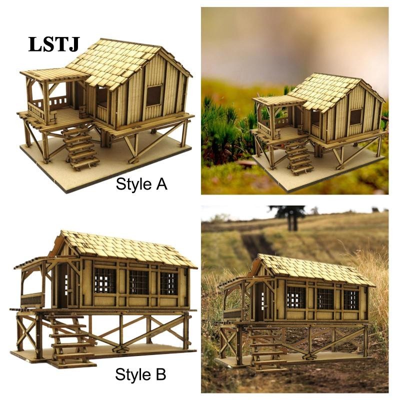 [Lstjj] ห้องโดยสารไม้ 1/72, บ้านปริศนา 3 มิติไม้, อาคารภูมิทัศน์ปริศนา 3 มิติ