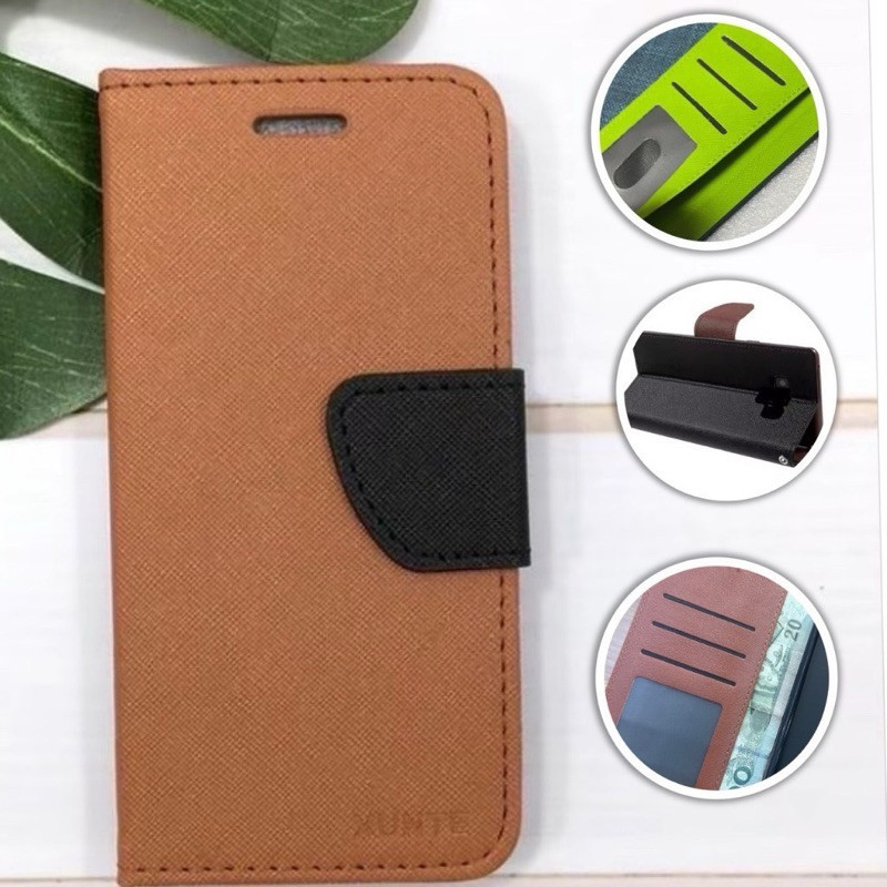 (พร้อมส่งจากไทย) เคส Samsung เคสฝาพับ 2Tone A16 A06 A05 A05S A15 A55 A14 A54 A23(4G/5G) A13(4G) A13(5G) A04S A12 - รูปที่ 5